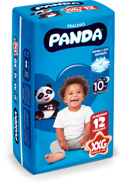 Fralda Panda Jumbinho Xxg 12un
