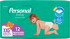 Fralda Personal Jumbinho Xxg 12un