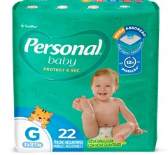 Fralda Personal Jumbo G 22un