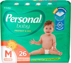 Fralda Personal Jumbo M 26un