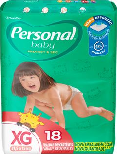 Fralda Personal Jumbo Xg 18un