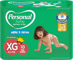 Fralda Personal Jumbo Xg 18un