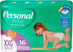Fralda Personal Jumbo Xxg 16un