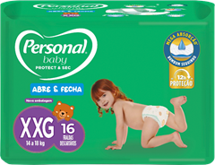 Fralda Personal Jumbo Xxg 16un