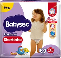 Fralda Babysec Pants Mega Xxg 20un