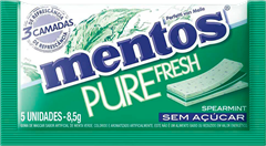 Chicle Mentos 3l Spearmint 8,5g