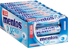 Chicle Mentos Pure Fresh Azul 8x1