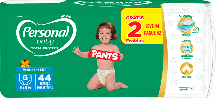 Fralda Personal Pants Mega G Lv44 Pg42