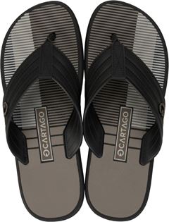 Sandalia Cartago Montreal Masc Adulto Preto/Preto/Marrom