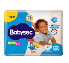 Fralda Babysec Ultrasec Hiper Xxg 48un