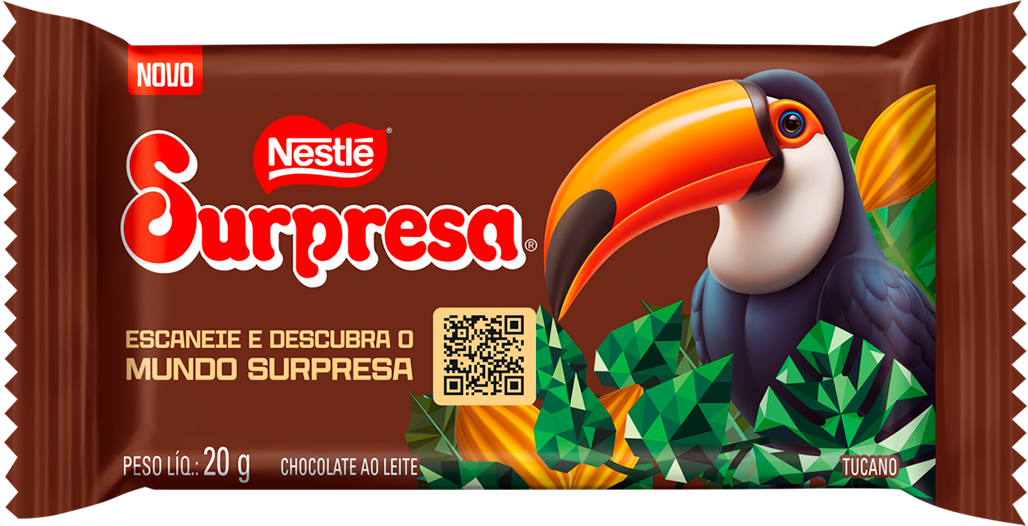 Chocolate Nestle Surpresa Ao Leite 20g