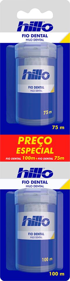 Fio Dental Hillo Kit 100m + 75m 6x2
