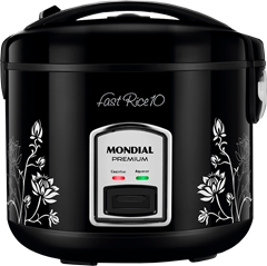 Panela Eletrica Arroz Mondial Premium 10 Copos Preta 220v