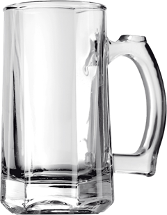 Caneca De Vidro Chopp Yangzi Dublin 380ml