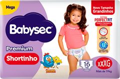 Fralda Babysec Pants Mega Xxxg 16un