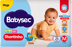 Fralda Babysec Ultrasec Pants Mega M 26un