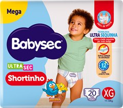 Fralda Babysec Ultrasec Pants Mega Xg 20un