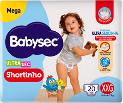 Fralda Babysec Ultrasec Pants Mega Xxg 20un