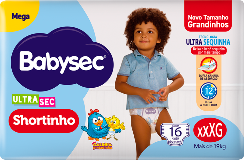 Fralda Babysec Ultrasec Pants Mega Xxxg 16un