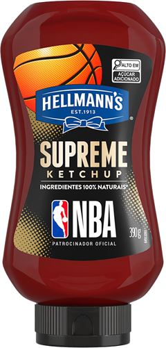 Ketchup Hellmanns Nba Supreme Squeeze 390g