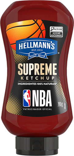 Ketchup Hellmanns Nba Supreme Squeeze 390g