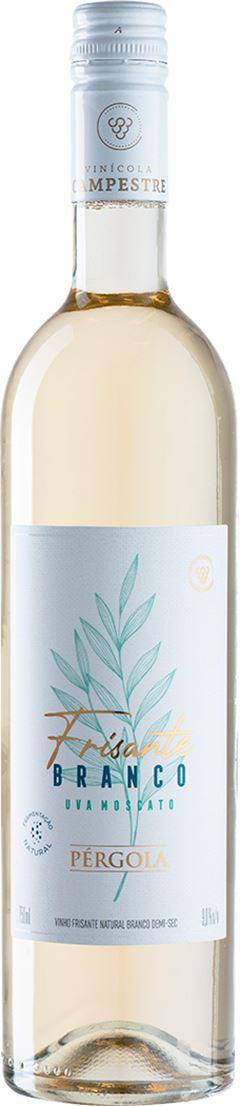 Vinho Nacional Pergola Frisante Branco Demi Sec 750ml