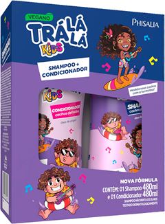 Kit Tra La La Kids Cachos Shampoo + Cond 480ml