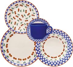 Aparelho De Jantar Oxford Ceramica Jardim De Cerejas 20pcs