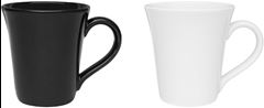 Caneca De Ceramica Oxford Tulipa Preto/Branco 330ml