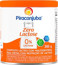 Leite Em Po Piracanjuba Zero Lactose Lata 380g