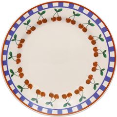 Prato Ceramica Raso Oxford Jardim De Cerejas 24cm