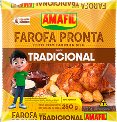 Farofa De Mandioca Amafil Tradicional 250g