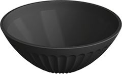 Tigela Plastica Uz Preta 400ml