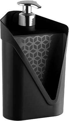 Porta Detergente/Esponja Plastico Uz Preto