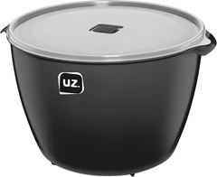 Pote Plastico Uz Multiuso Premium Preto 10l