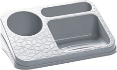 Organizador Para Pia Plastico Uz Cinza