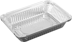 Bandeja De Aluminio Wyda Com Tampa 750ml