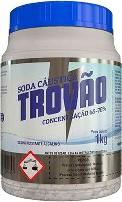 Soda Caustica Trovao 1kg