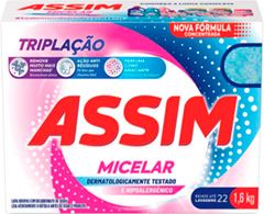 Sabao Em Po Assim Triplacao Micelar Caixa 1,6kg