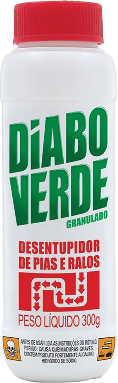Desentupidor Diabo Verde De Pias E Ralos Granulado 300g