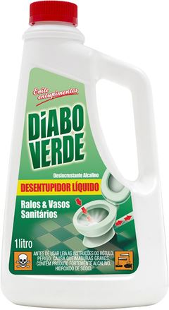 Desentupidor Diabo Verde Sanitario 1l