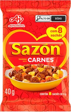 Tempero Sazon Vermelho 40g