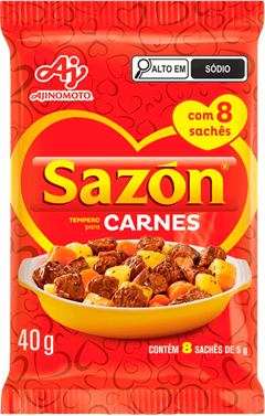 Tempero Sazon Vermelho 40g