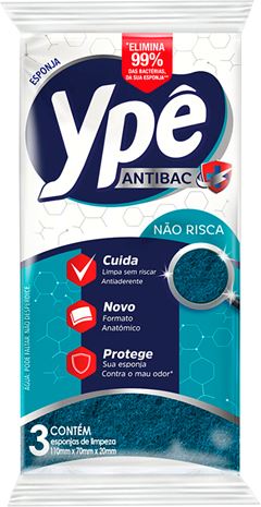 Esponja Ype Nao Risca 3un