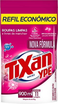 Sabao Liquido Tixan Ype Maciez Refil 900ml