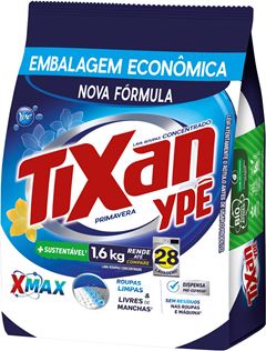 Sabao Em Po Tixan Ype Primavera Sachet 1,6kg