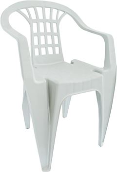 Cadeira Plastica Antares Boa Vista Branca
