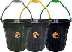 Balde Plastico Antares Preto 8l