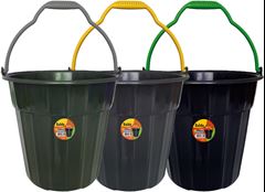 Balde Plastico Antares Preto 8l