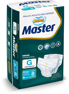Fralda Geriatrica Kisses Master G 8un